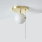 Signal-Flush-Mount_Hewn-Brass_Front