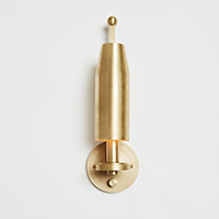 Chamber Sconce Hewn Brass