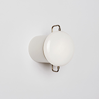 Park I White Enamel with Brushed Nickel Hardware