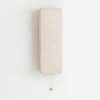 Shaded Block Natural Linen