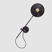 Wall Lamp Hardwired Industrial Black